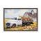 Stupell Industries Floral Truck Delivery Framed Floater Canvas Wall Art Design by Kim Allen